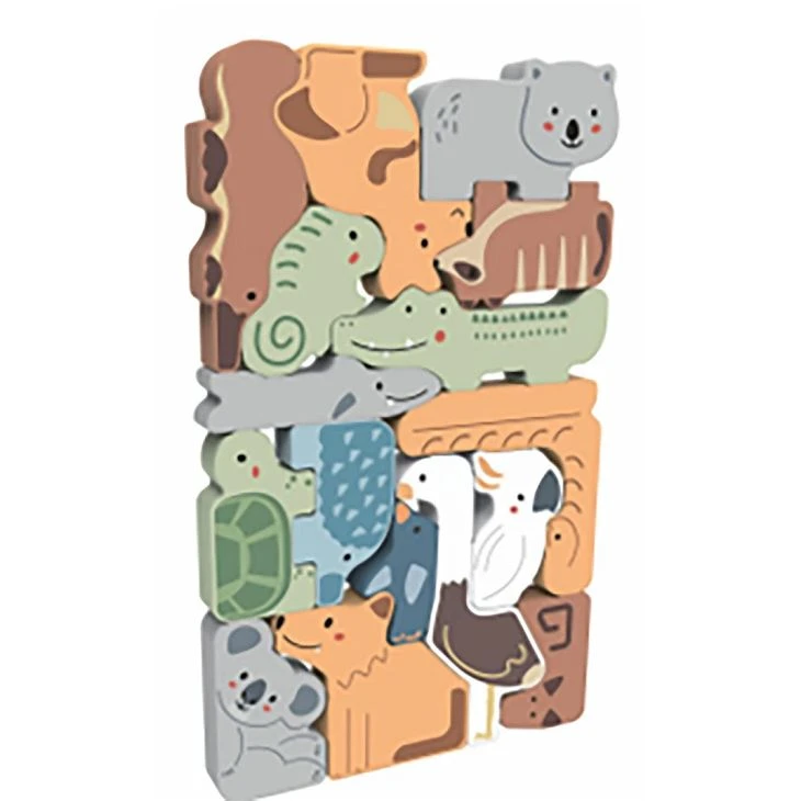 Wooden Animal Blocks Toy factory