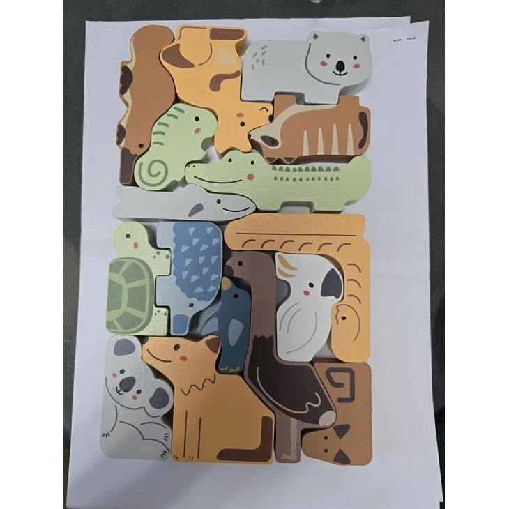 Wooden Animal Blocks Toy high quality