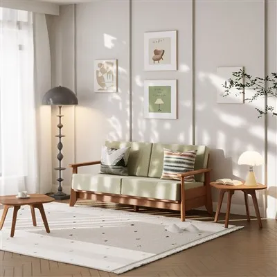 Two Seater Sofa Wooden