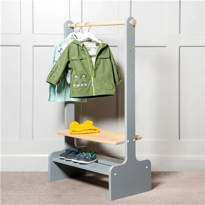 Wooden Clothes Rack For Kids